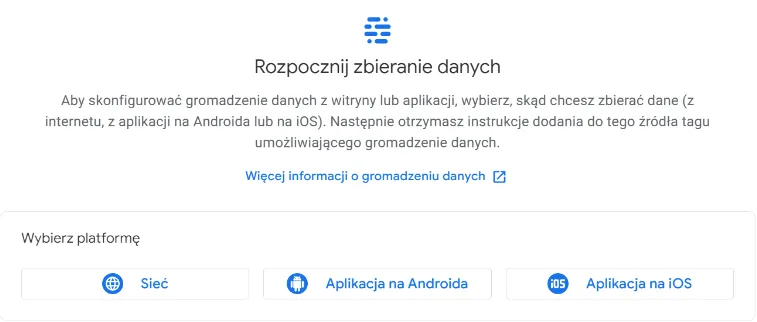 Stworzenie strumienia śledzenia danych w Google Analytics 4